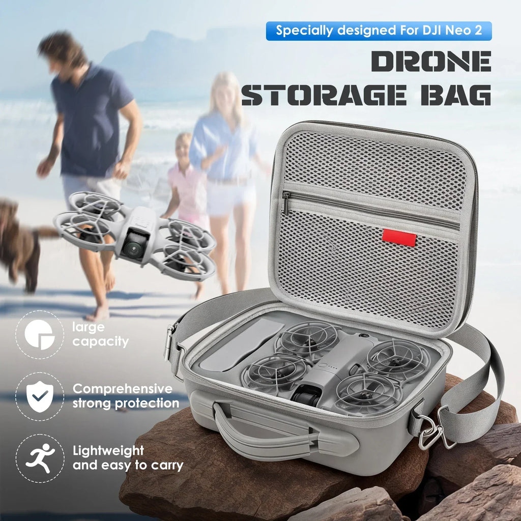 DJI NEO 2 Shockproof Carrying Case | PU Shoulder Bag