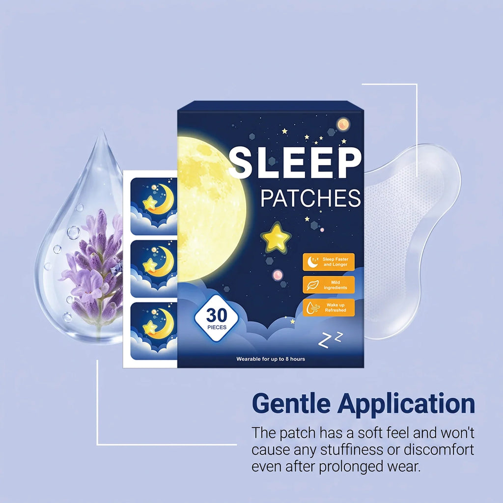 30Pcs Sleep Patches – Soothing Bedtime Body Stickers | Night Rest