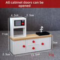 Miniature Dollhouse Furniture Set – Kitchen Dining Cottage