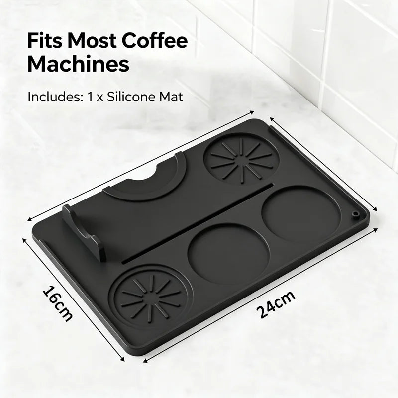 Silicone Coffee Tamper Mat | Espresso Portafilter Pad