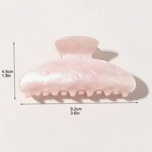 Korean Jelly Shark Hair Claw Clip – Elegant Women's Updo