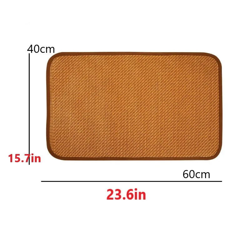Bamboo Dog Cooling Mat – Summer Bed for Dogs & Cats