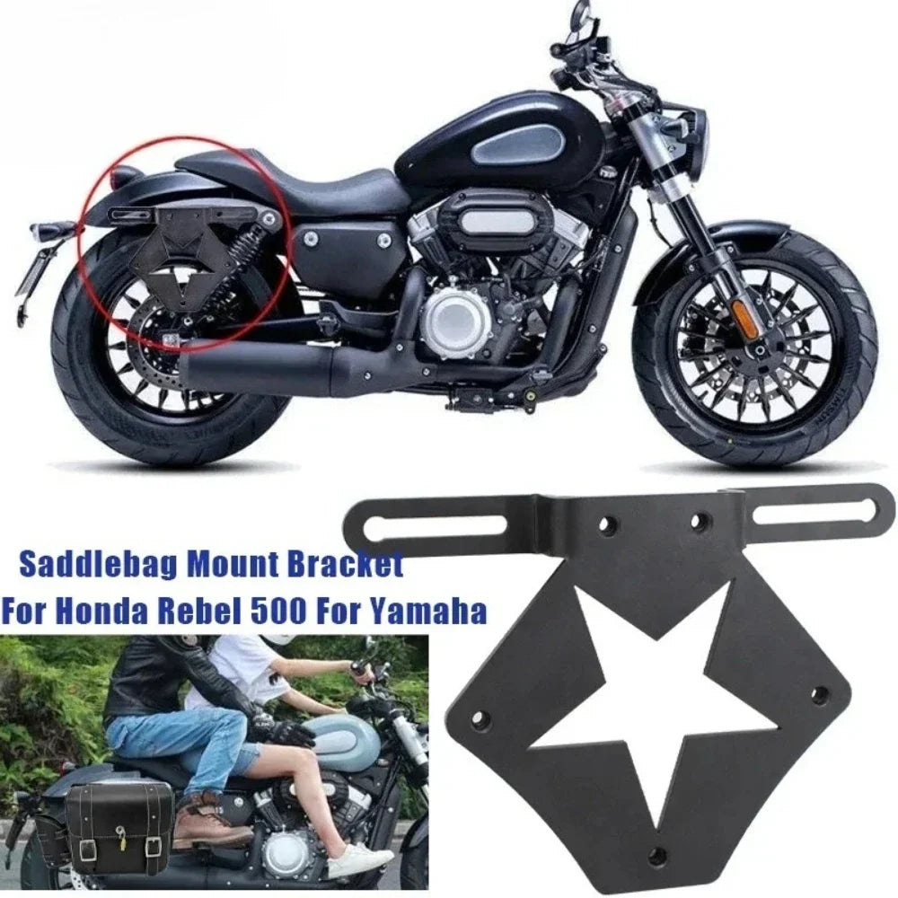 Universal Motorcycle Saddlebag Support Bracket 12–22cm Adjustable