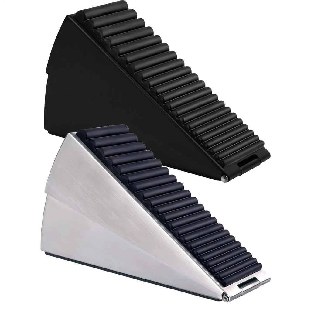 Heavy Duty Zinc Alloy Adjustable Spring Door Stopper Wedge