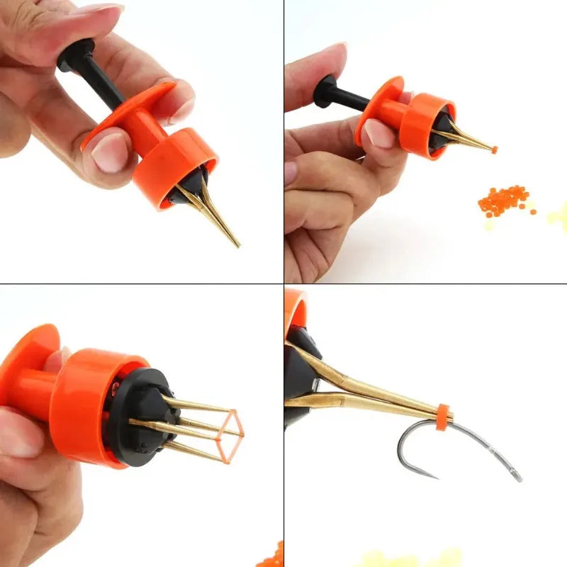 Worm Bait Clip + 300 Elastic Rubber Rings – Fishing Hair Rig