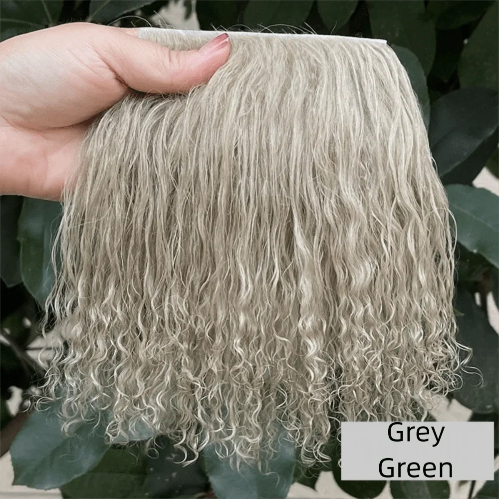 Mohair Lamb Wool Curly Hair Weft – DIY Doll Wig Extensions