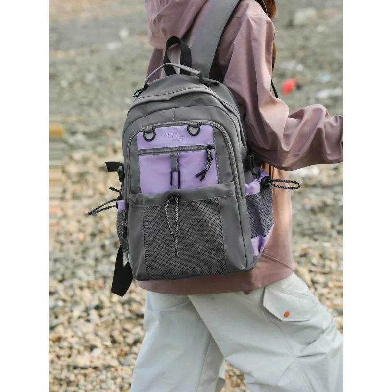 Nixie 20-35L Water-Resistant Nylon Hiking Backpack – Unisex