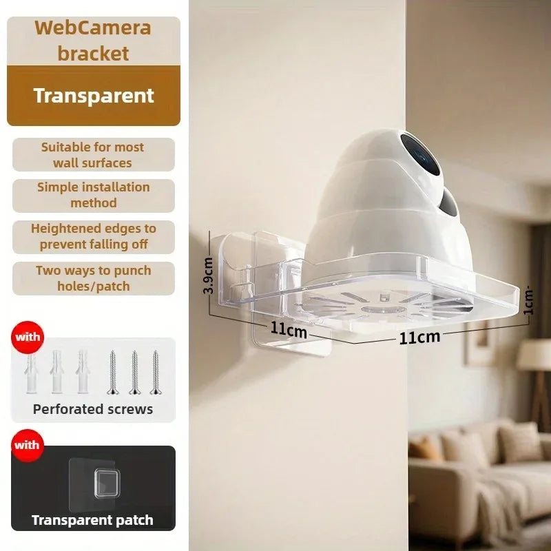 Universal No-Drill Wall Mount Holder for CCTV Camera