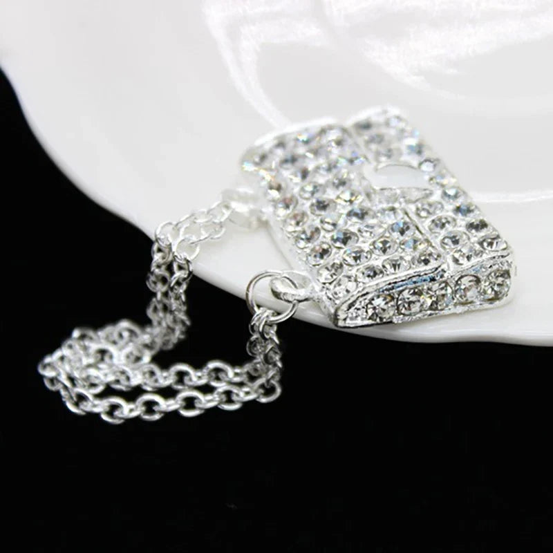 Miniature Handbag with Metal Chain for Dollhouse & Dolls
