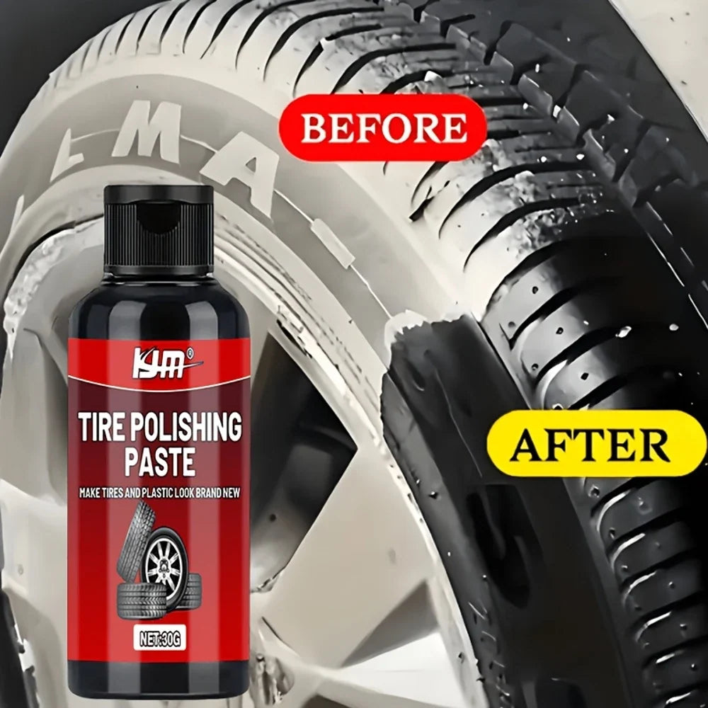 KJM Liquid Tire Wax – Gloss Enhancer & Rubber Protector