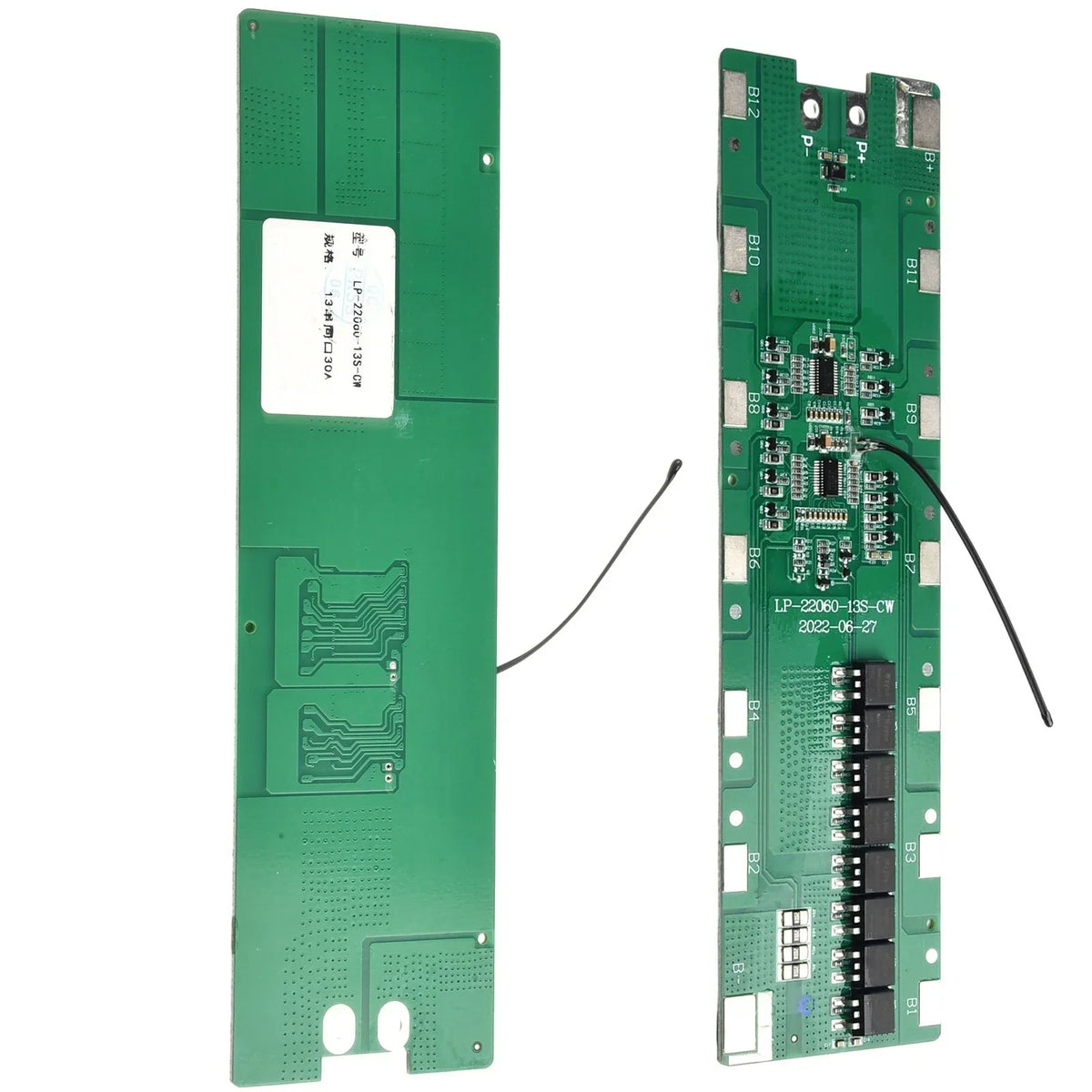 13S 6P 48V 30A Lithium Battery PCB Protection Board – E-Bike