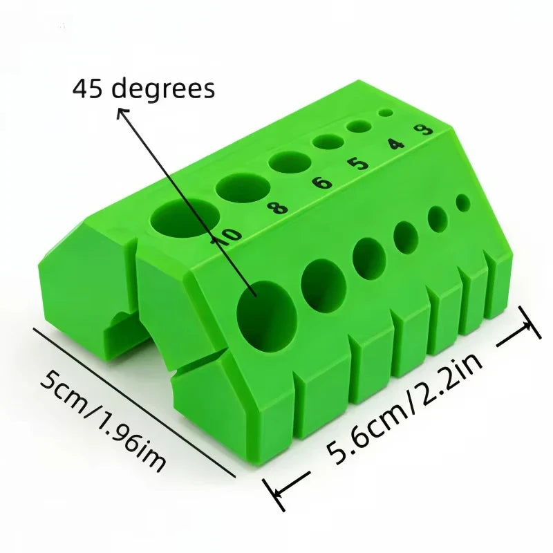 45° & 90° Angle Drill Jig Guide with Numerical Scale