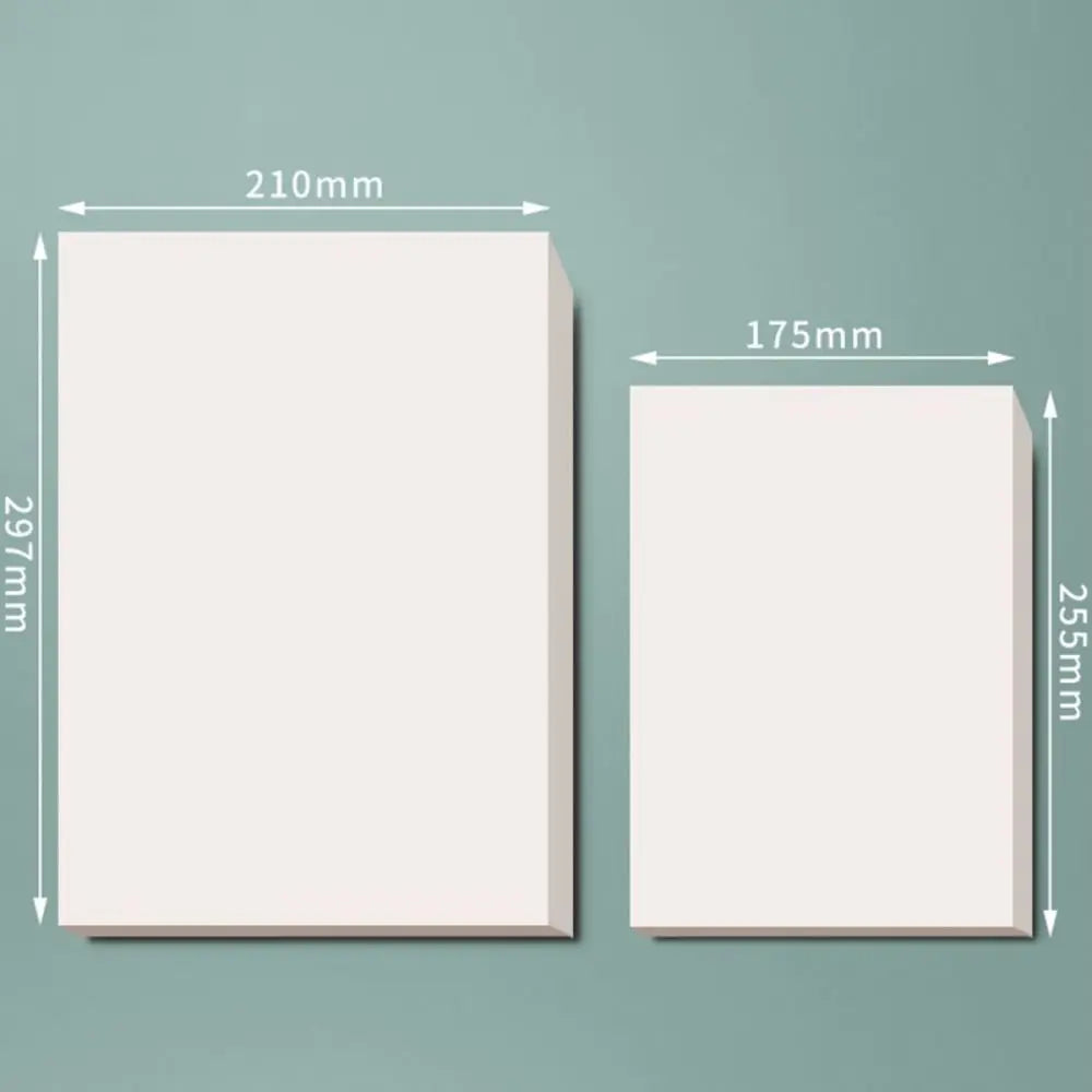 A4/B5 Thickened Scratch Pad – Blank, Grid & Partition | 40/100 Sheets