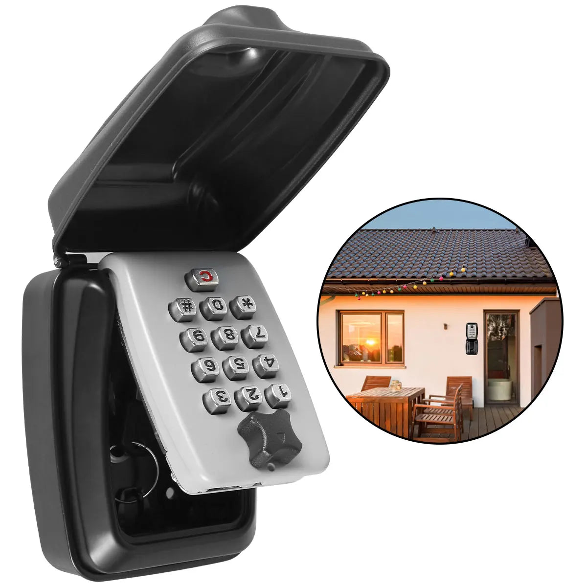 Wall Mount Combination Key Lock Box – Secure Key Storage