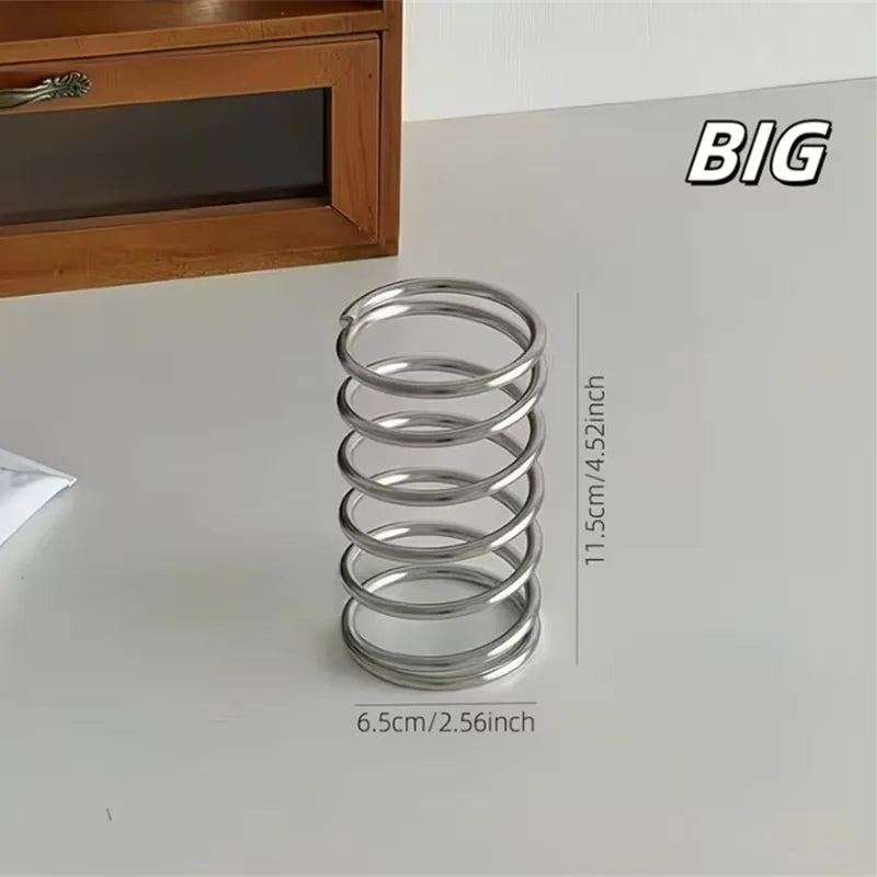 Stainless Steel Makeup Brush Holder – Spiral Hollow Organizer