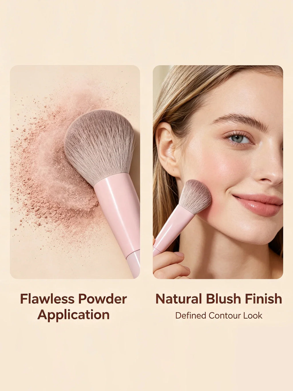 13/16Pcs Professional Makeup Brush Set for Beginners