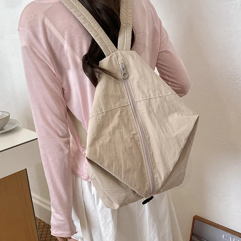 Korean Style Unisex Backpack – Lightweight Large Capacity Bag