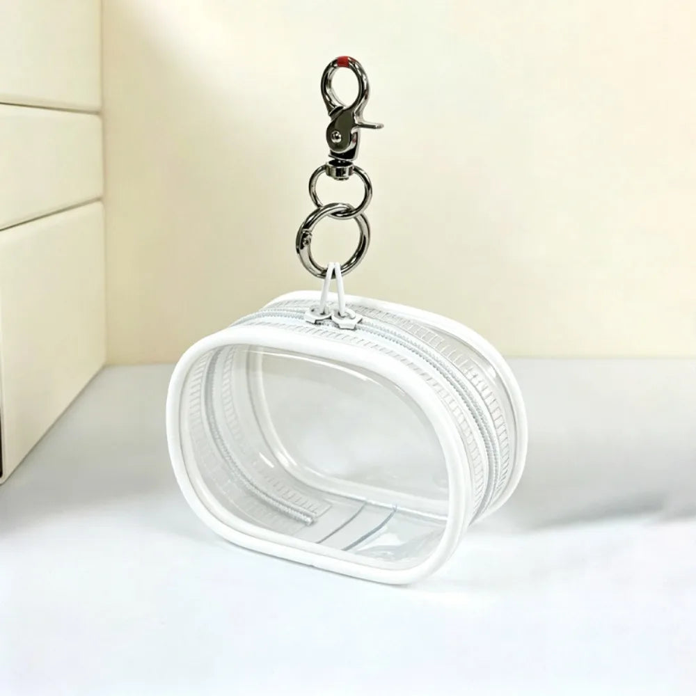 Transparent PVC Pet Food Pouch – Zipper & Hanging Loop