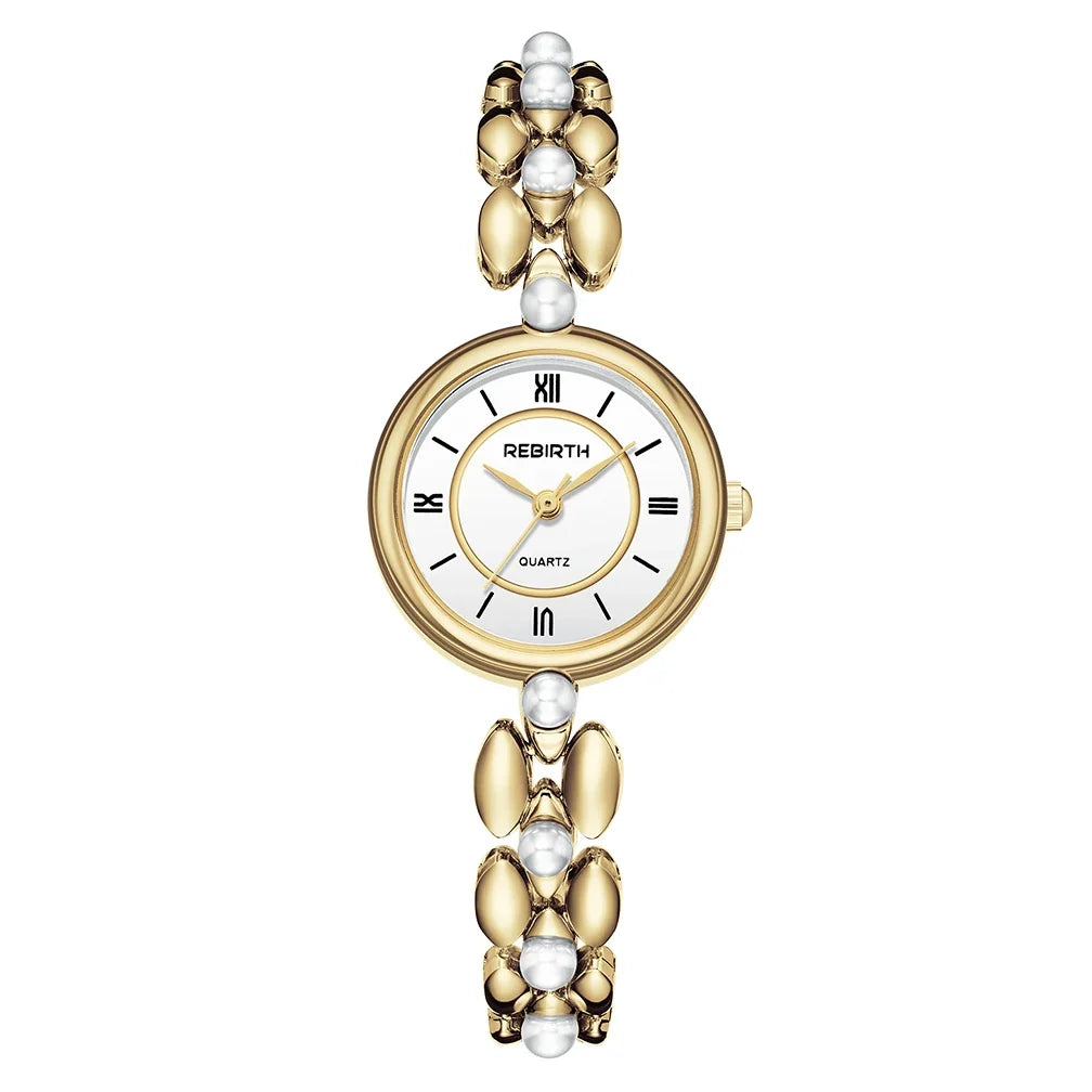 REBIRTH Vintage Quartz Wristwatch – Compact Luxury Design