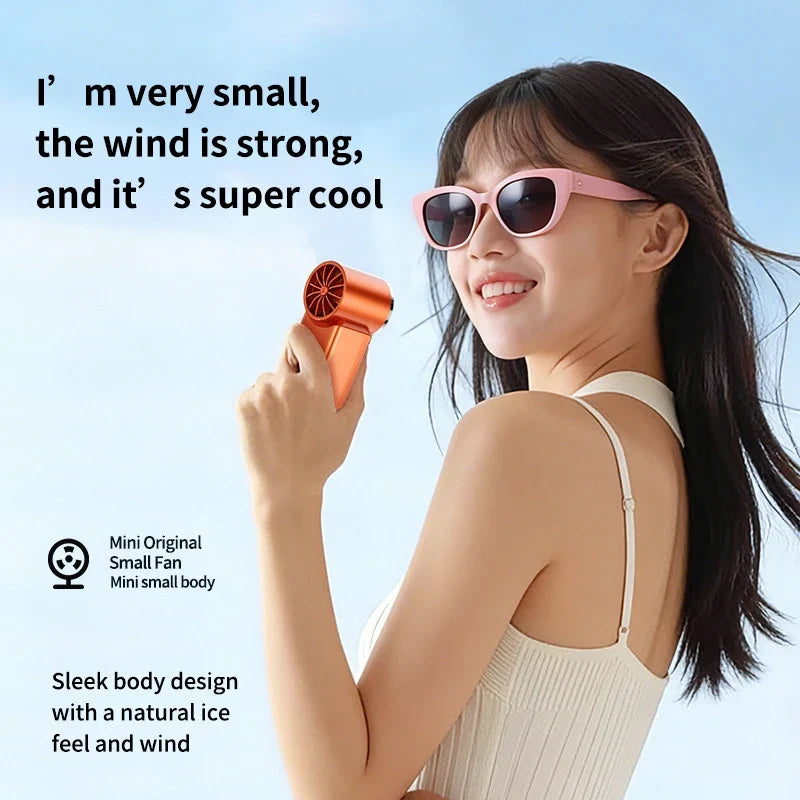Super Mini Rechargeable Handheld Fan – Portable Pocket Fan