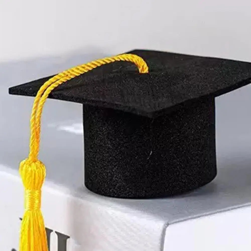 Mini Felt Graduation Cap Tassel Set – DIY Party Decor
