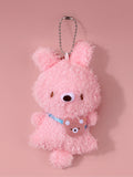 Kawaii Monster Rabbit Plush Keychain Stuffed Doll Pendant