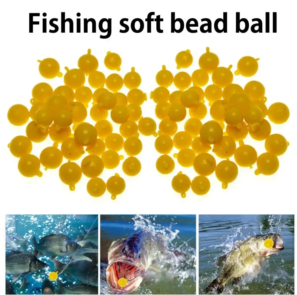 40/50Pcs Corn Flavor Floating Ball Carp Fishing Soft Bait Lures