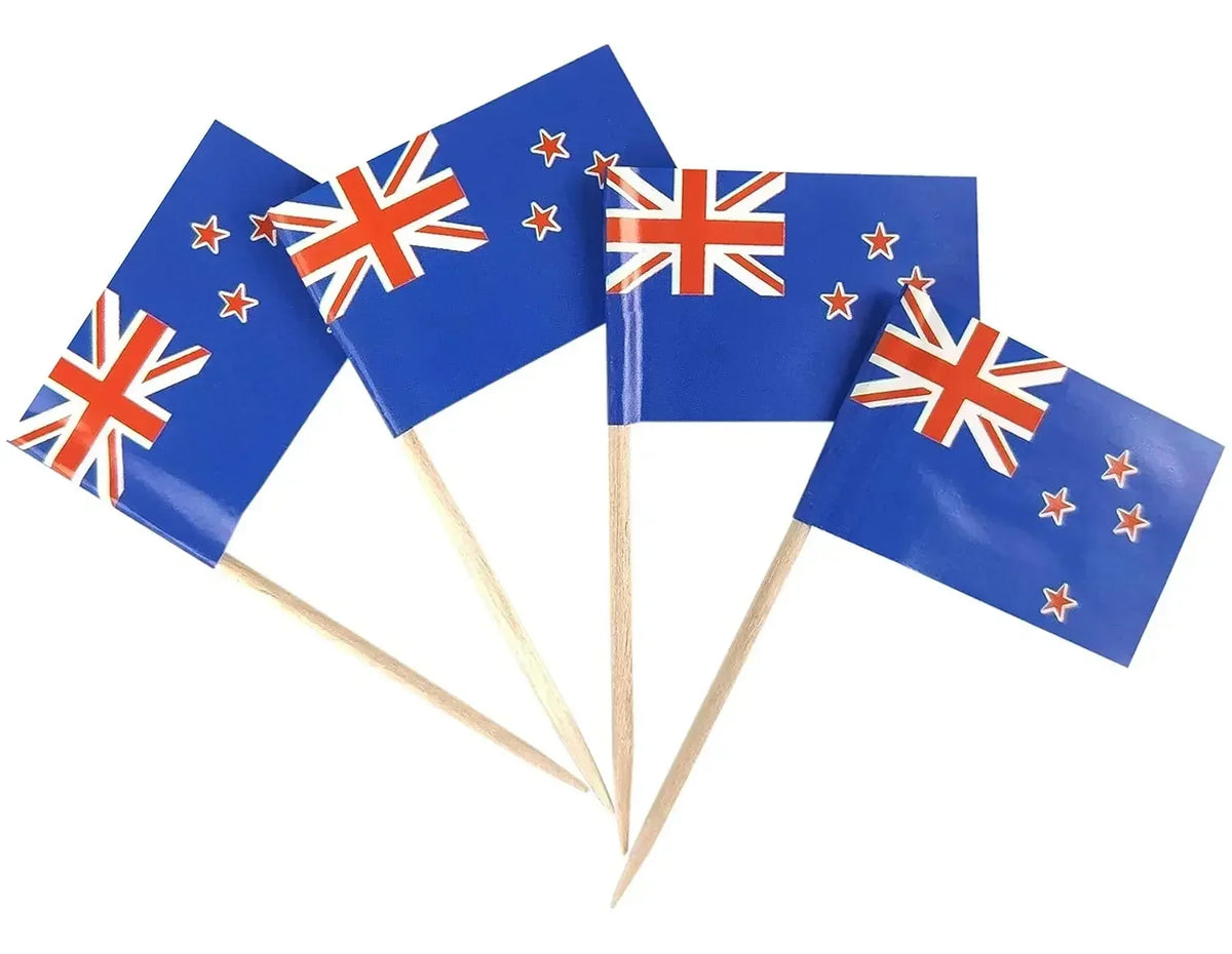 Thailand Flag Toothpick Picks 100 Pcs – Double-Sided Party Flags