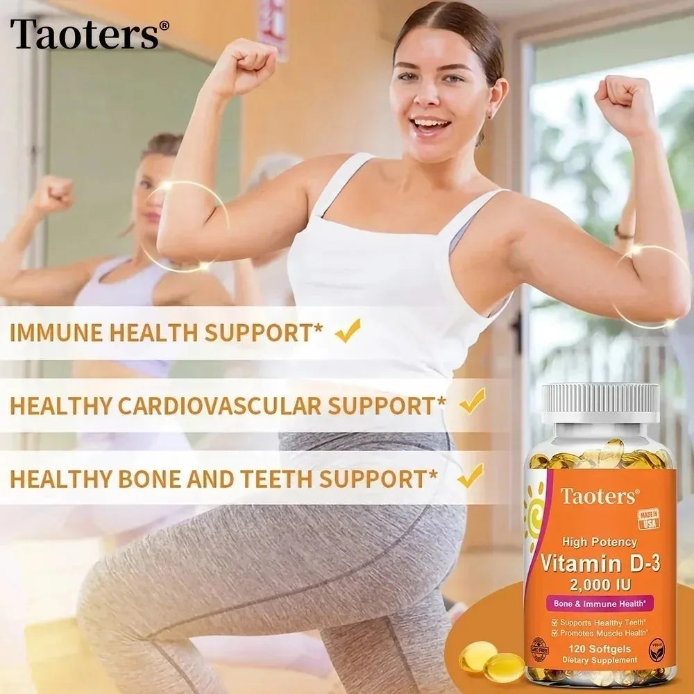STRESSXCEL Vitamin D3 2000IU – Bone, Muscle & Immune Support