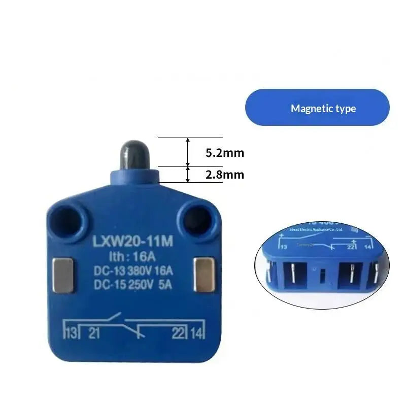 LXW20-11/M Micro Limit Switch 16A 1NO 1NC Silver Contact