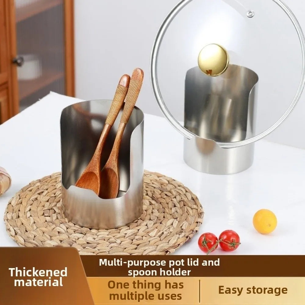 Stainless Steel Utensil Holder – Spoon & Spatula Rack
