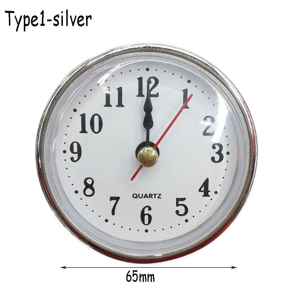Roman Numeral Quartz Clock Insert – Gold Trim DIY Movement