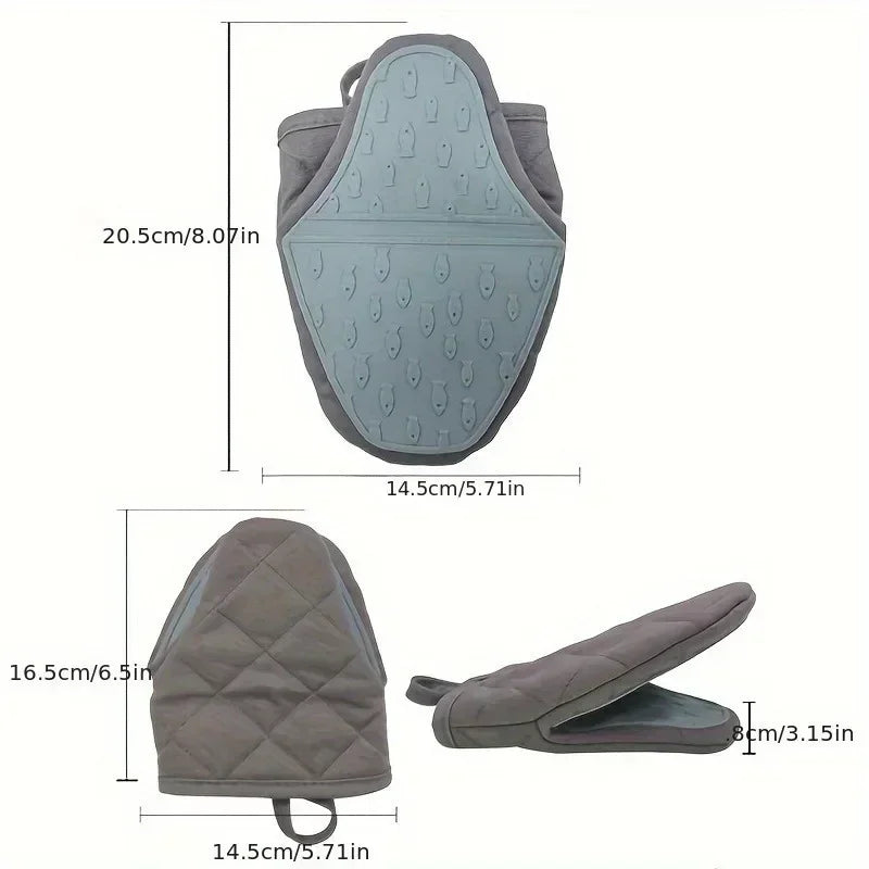 Silicone Oven Glove Clamp – Heat-Resistant Kitchen Mitt