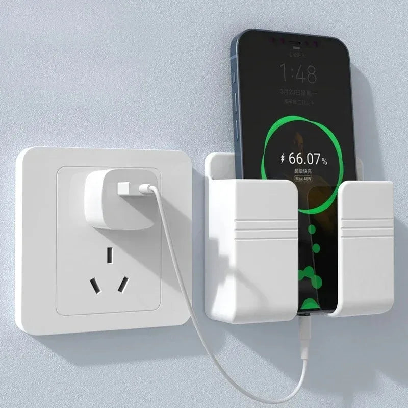 Wall Mounted Phone & Remote Holder – Kitchen Bathroom Bedroom