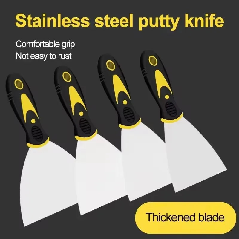Stainless Steel Putty Knife Scraper Set – 2 3 4 5 Inch