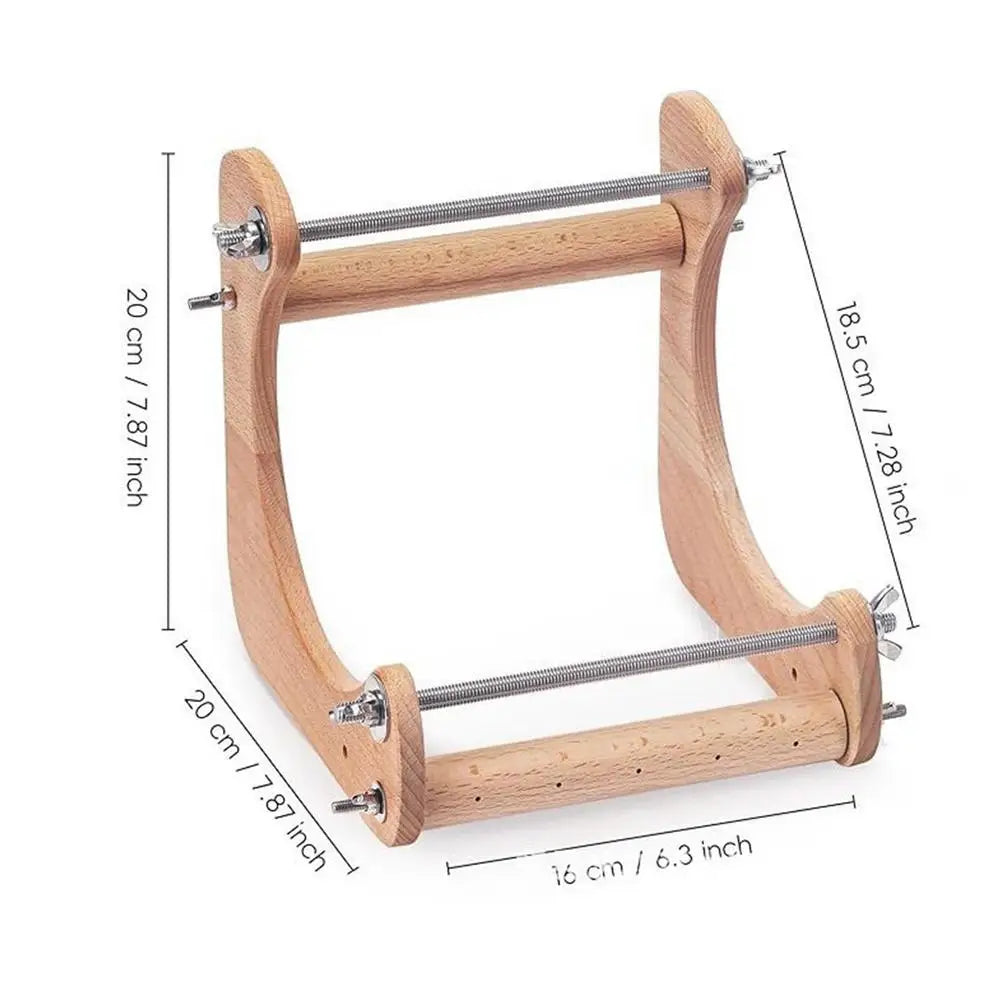 Wood Beading Loom – Adjustable Bracelet & Necklace Weaving Frame