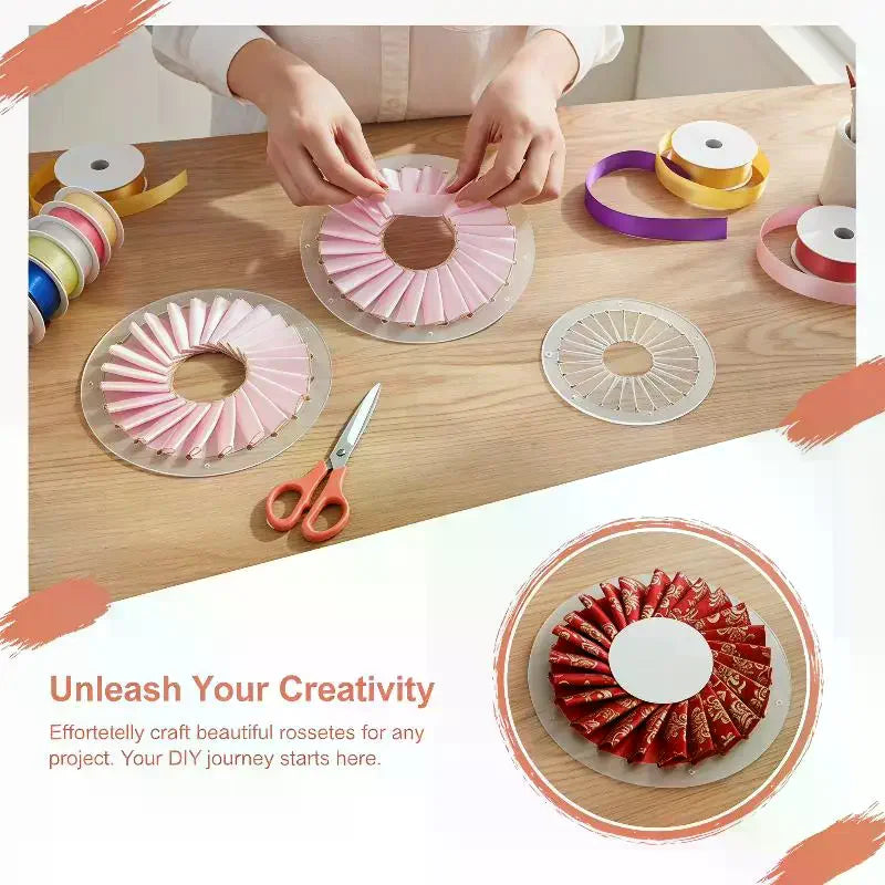 Rosette Maker Toolset 9/12/15MM – Badge & Patchwork Craft Kit