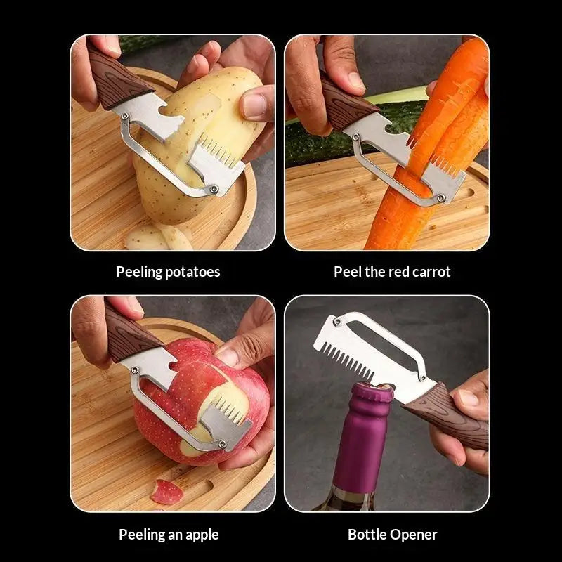 Multifunctional Vegetable Peeler – Sharp Stainless Steel Blade