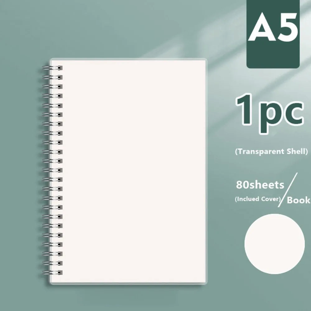 Spiral Coil Notebook A4 A5 A6 B5 – Grid, Blank & Lined