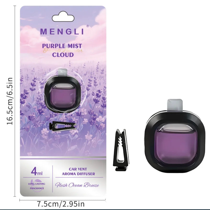 Car Vent Clip Air Freshener with Essential Oil – Up to 30 Days