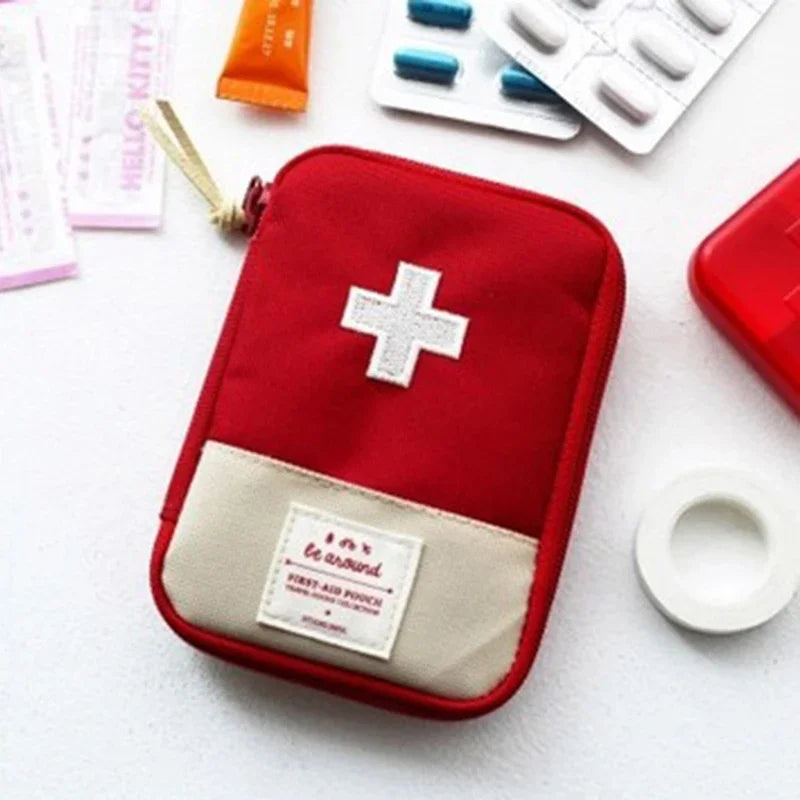 Mini Portable First Aid Kit Pouch | Macaron Medicine Bag