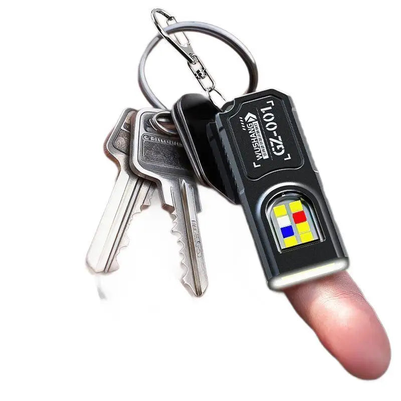 Nixie Magnetic Keychain Flashlight – Clip-On LED Torch