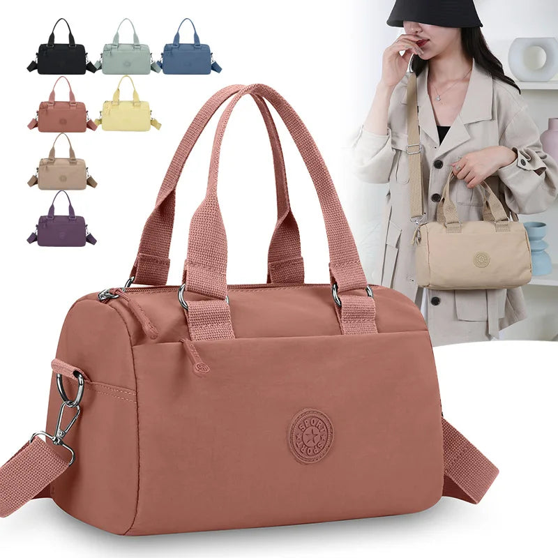 Nixie Waterproof Nylon Tote Bag | Lightweight Multi-Compartment