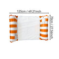 Inflatable Floating Water Hammock Pool Mat – PVC Air Mattress