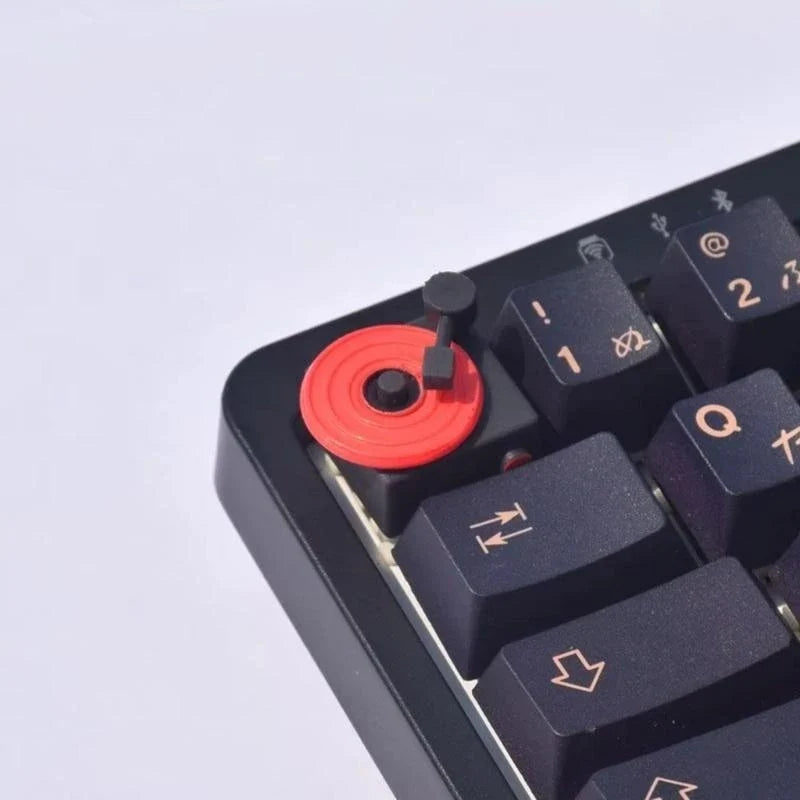 Vintage Record Player Resin Keycap – Mechanical Keyboard Art