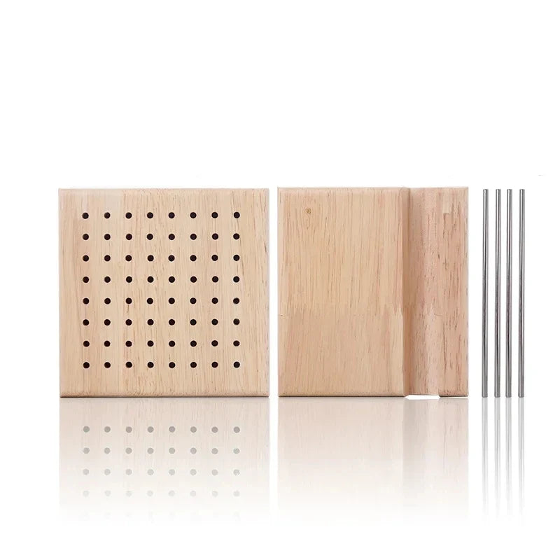 Wooden Crochet Knitting Board – DIY Wool Shaping Block Pad