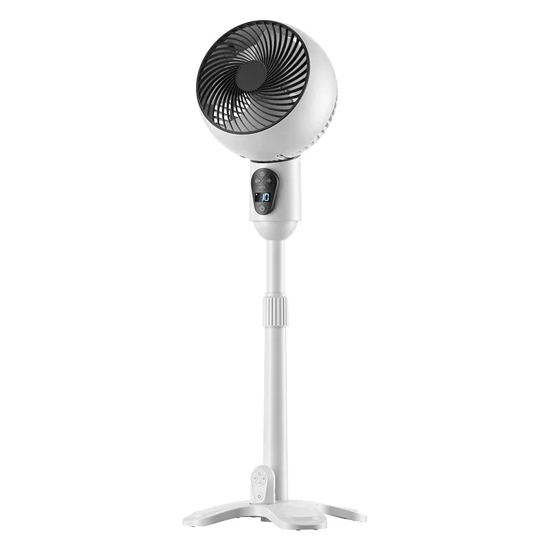 USB Air Circulation Floor Fan – Oscillating Head & Remote Control