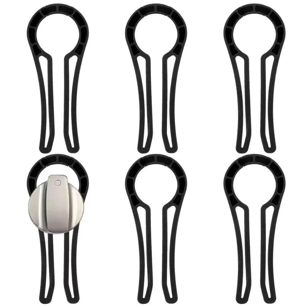 Stove Knob Covers Child Safety Locks – Black 10-Pack