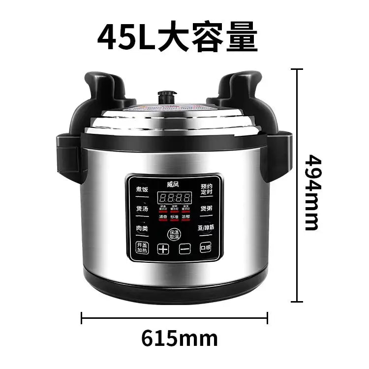 Okicook 45L Commercial Electric Pressure & Rice Cooker 6-in-1