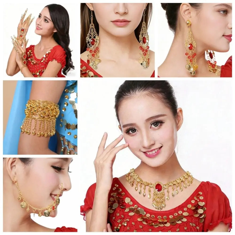 Bohemian Sequin Head Chain Indian Belly Dance Headdress